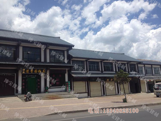 仿古樹脂瓦打造特色旅游復古街區(qū),效果杠杠滴！