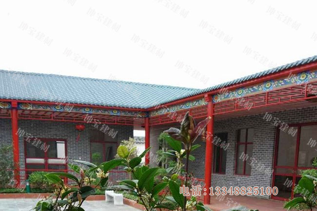 樹(shù)脂瓦庭院，傳統(tǒng)文化與現(xiàn)代文明相結(jié)合的別致景觀